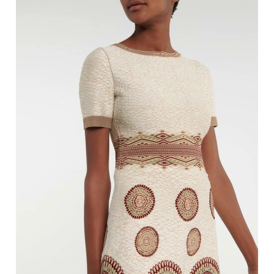 Alaïa Printed Stretch-knit Minidress - Image 3