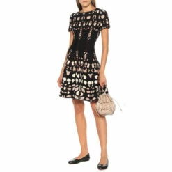 Alaïa Laser-cut Leather Ballet Flats