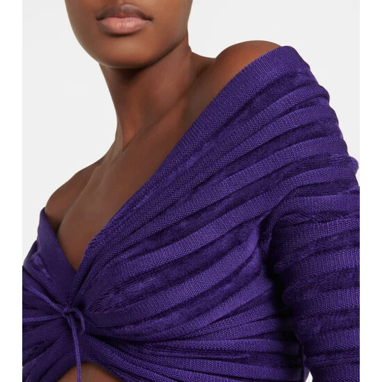 Alaïa Off-shoulder Cinched Top - Image 3