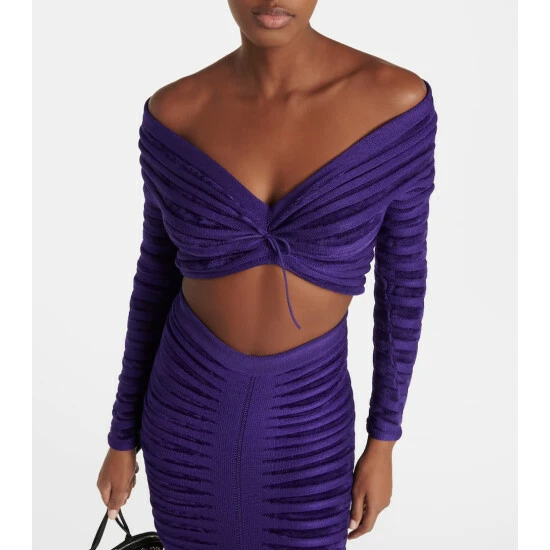Alaïa Off-shoulder Cinched Top - Image 4