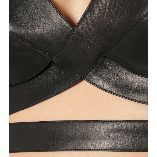 Alaïa Leather Bustier - Image 3
