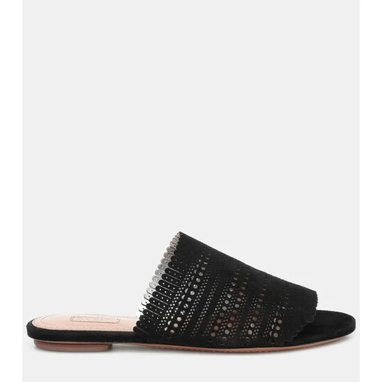 Alaïa Suede Sandals - Image 4