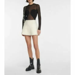 Alaïa Faux Fur Skirt