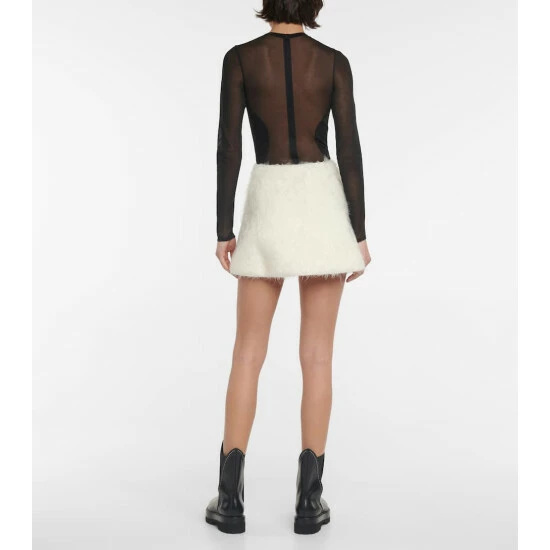 Alaïa Faux Fur Skirt - Image 2
