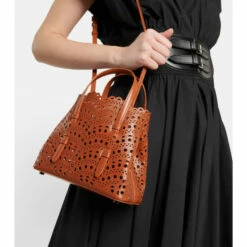 Alaïa Mina 20 Mini Leather Tote