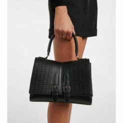 Alaïa Bellechasse 25 Laser-cut Leather Tote