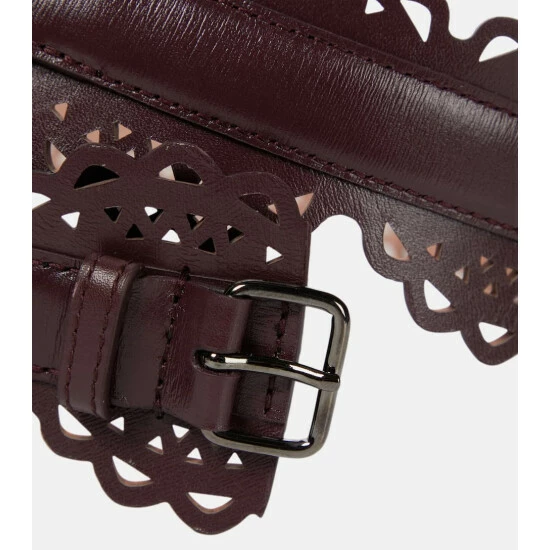 Alaïa Laser-cut Leather Corset Belt - Image 2