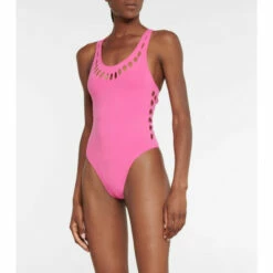 Alaïa Cutout Racerback Swimsuit
