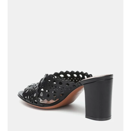 Alaïa Leather Mules - Image 2