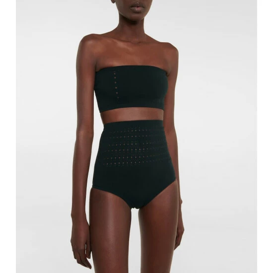 Alaïa Cutout Bandeau Bikini