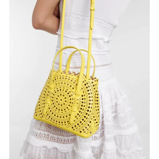 Alaïa Le Mina 20 New Vienne Leather Tote Bag