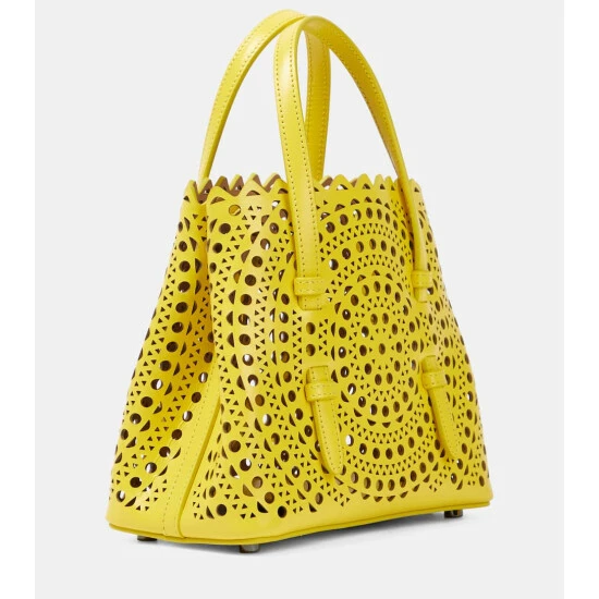 Alaïa Le Mina 20 New Vienne Leather Tote Bag - Image 3