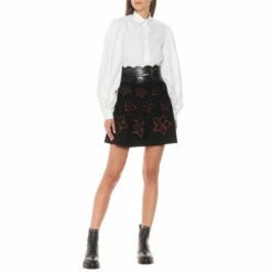 Alaïa Puff-sleeve Cotton Poplin Shirt