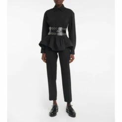 Alaïa High-rise Cotton Pants