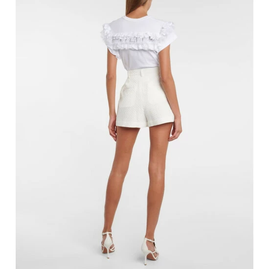 Alaïa Cotton-blend Jacquard Shorts - Image 2
