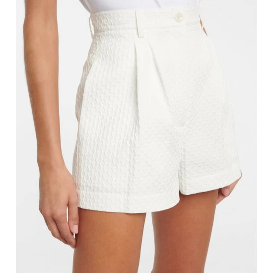 Alaïa Cotton-blend Jacquard Shorts - Image 3