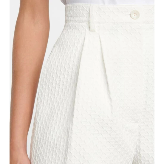 Alaïa Cotton-blend Jacquard Shorts - Image 4