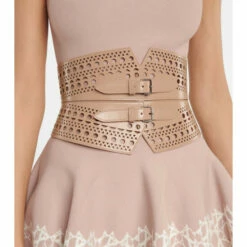 Alaïa Laser-cut Leather Belt