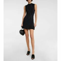 Alaïa 3D-knit Minidress