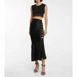 Alaïa Cutout Crop Top