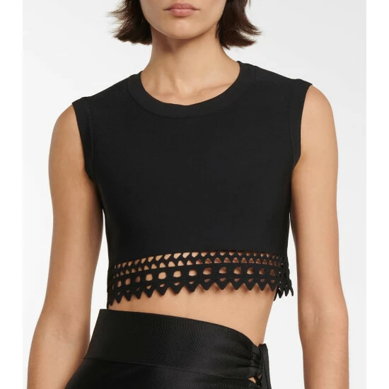 Alaïa Cutout Crop Top - Image 3