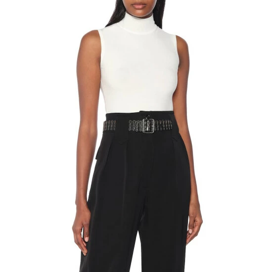 Alaïa Embellished Leather Belt