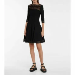 Alaïa Buckled Leather Sandals