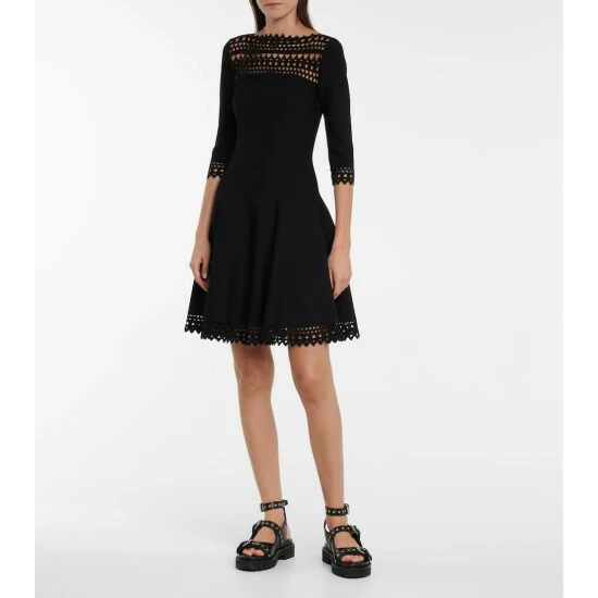 Alaïa Buckled Leather Sandals