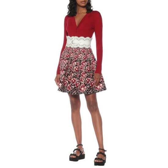 Alaïa Wool-blend Bodysuit