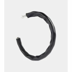 Alaïa Leather Hoop Earrings