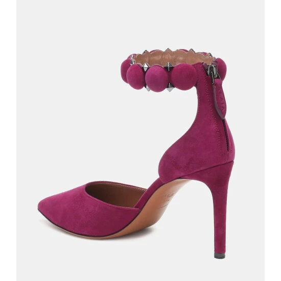 Alaïa Bombe 90 Suede Pumps - Image 2