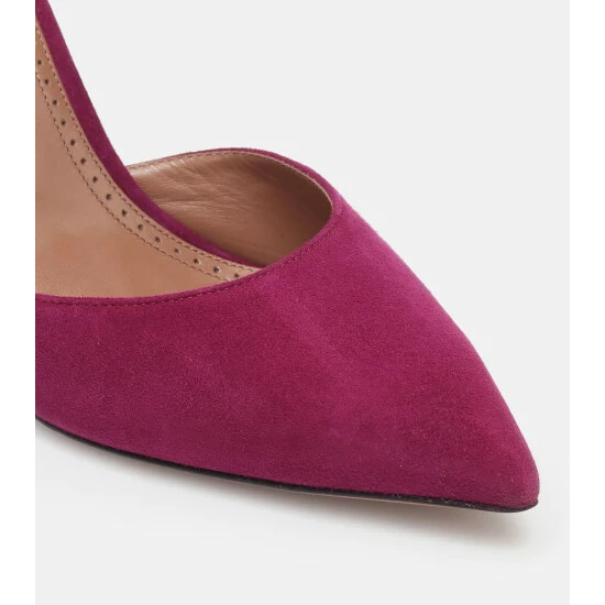 Alaïa Bombe 90 Suede Pumps - Image 5