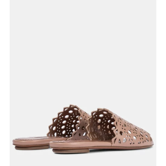 Alaïa Leather Sandals - Image 2