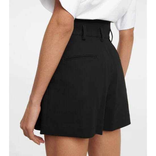 Alaïa High-rise Cotton Shorts - Image 4
