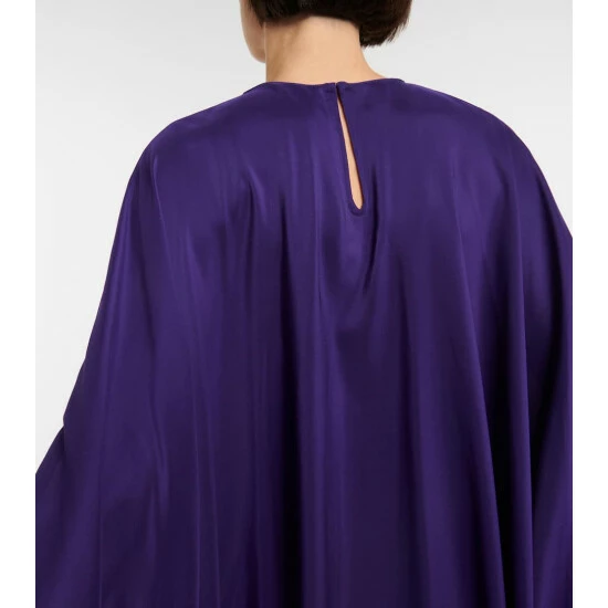 Alaïa Silk Georgette Kaftan Maxi Dress - Image 5