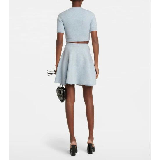 Alaïa Wool Crop Sweater - Image 2