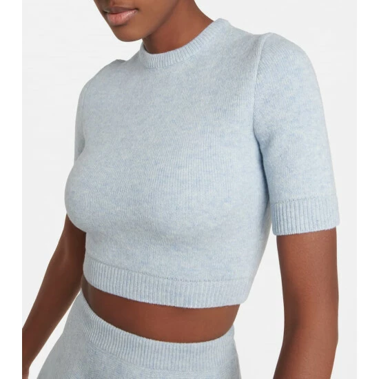 Alaïa Wool Crop Sweater - Image 3