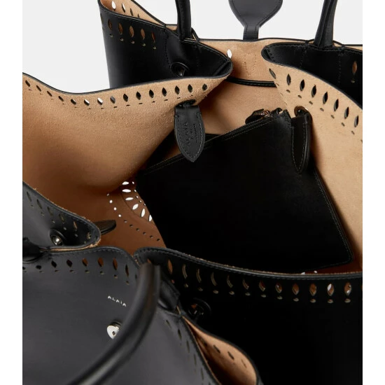 Alaïa Angèle 32 Medium Leather Tote - Image 2