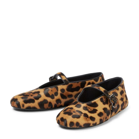 Alaïa Leopard-print Calf Hair Flats - Image 4