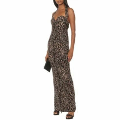 Alaïa Leopard-print Velvet Jacquard Gown