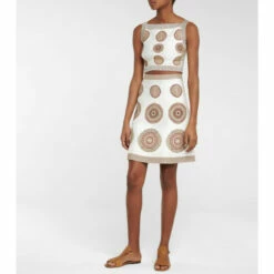 Alaïa Jacquard Stretch-knit Miniskirt