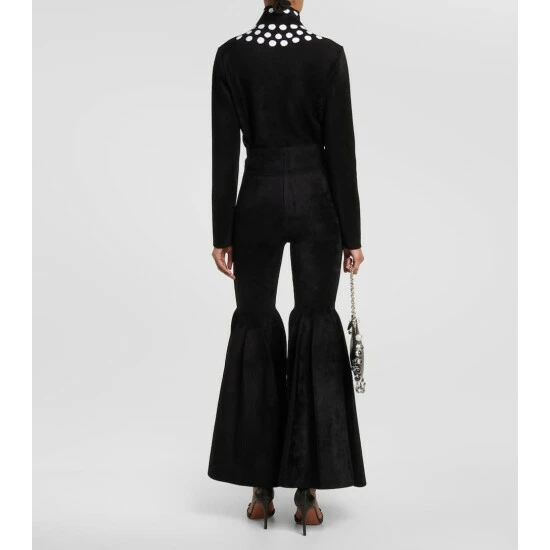 Alaïa Jacquard Velvet Chenille Bodysuit - Image 2