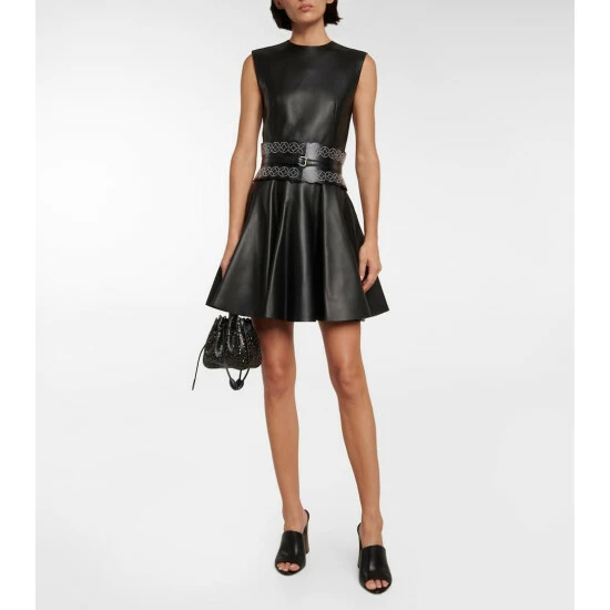 Alaïa Leather Minidress