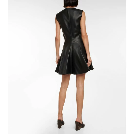 Alaïa Leather Minidress - Image 2