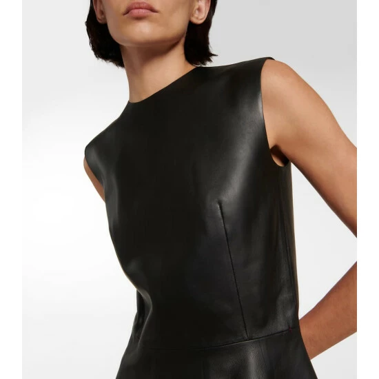 Alaïa Leather Minidress - Image 3