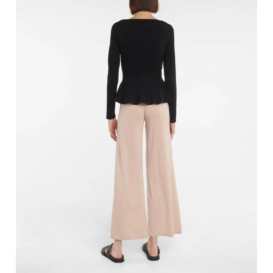 Alaïa Peplum Wool-blend Sweater - Image 2