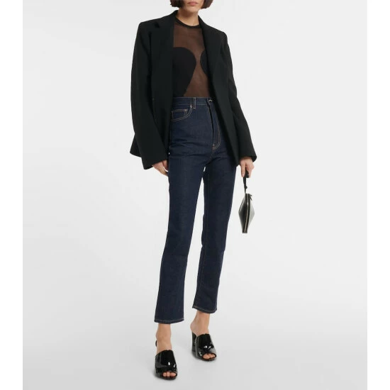 Alaïa High-rise Slim Jeans