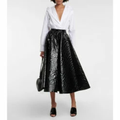 Alaïa Cotton Hooded Bodysuit