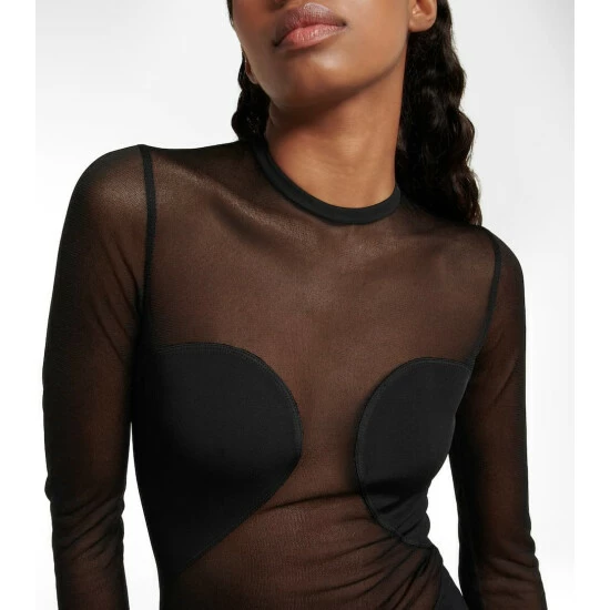 Alaïa Semi-sheer Bodysuit - Image 3