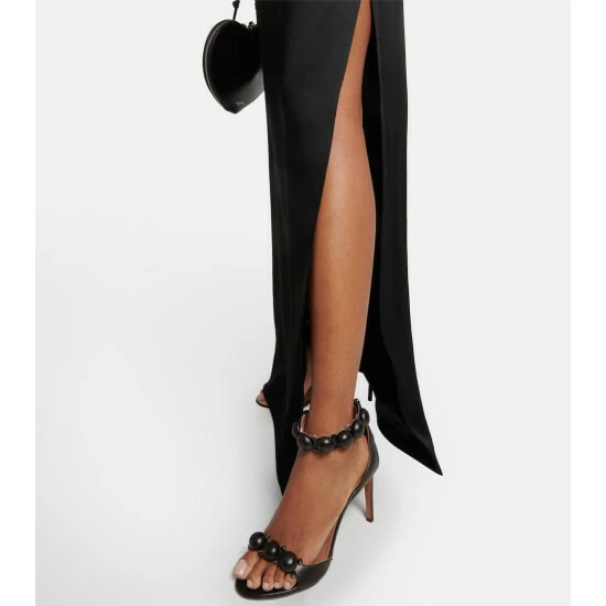 Alaïa Leather-trimmed Cutout Gown - Image 4